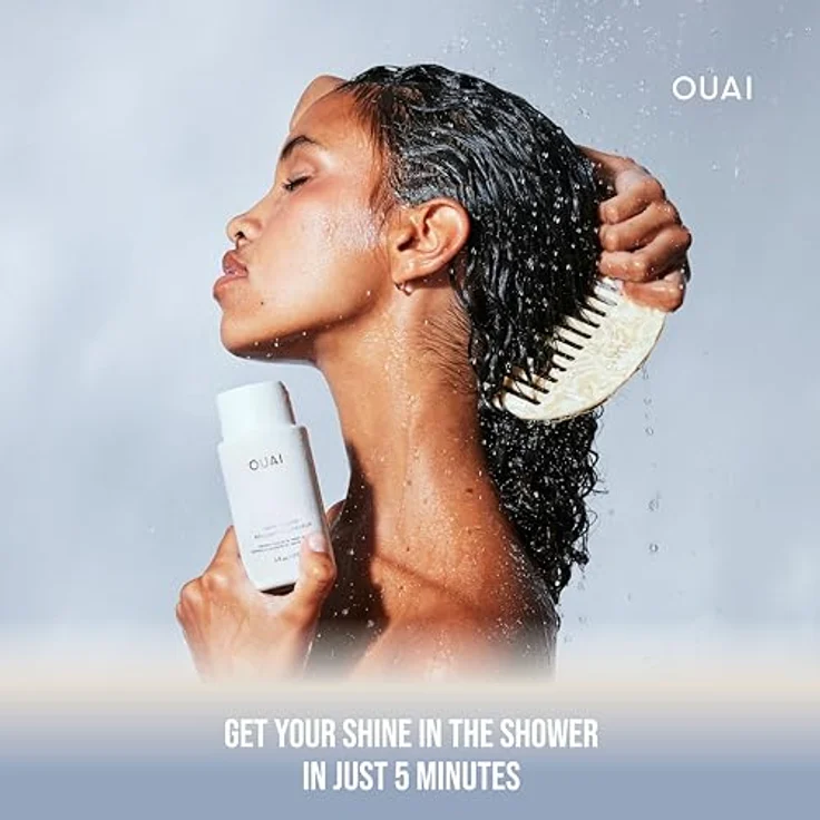 Ouai Hair Gloss, Haarkur für gefärbtes Haar mit Hyaluronsäure, 177 ml, vegan, Hitzeschutz bis 232 °C – Bild 6