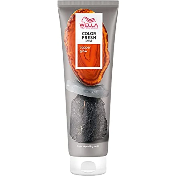 Wella Professionals Color Fresh Mask Copper Glow - Haarkur mit Avocadoöl, für mittelblondes, hellbraunes und gefärbtes Haar - 150 ml – Bild 1