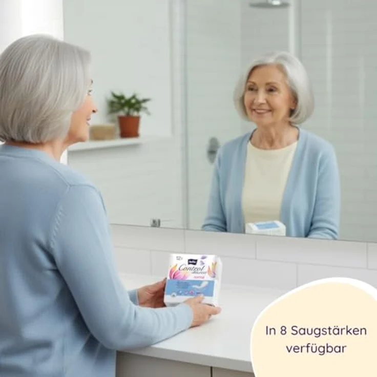Bella Control Discreet Inkontinenzeinlagen Extra, 8er Pack (8 x 10 Stück), saugfähig und atmungsaktiv für Damen, höchste Diskretion und Hautfreundlichkeit – Bild 4