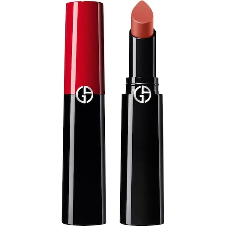Giorgio Armani Lip Power, langanhaltender Lippenstift mit Satin-Finish, intensive Farbe, 3 ml