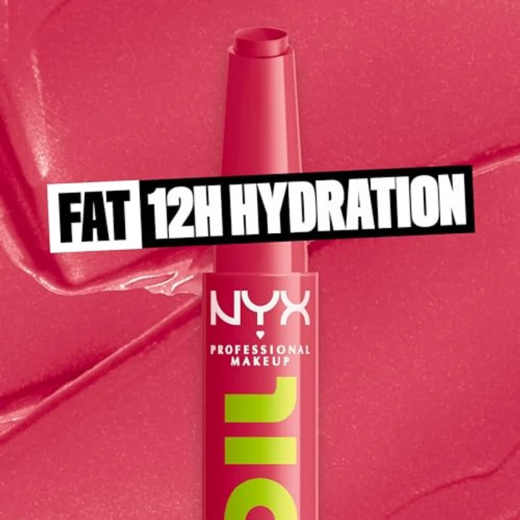 NYX Professional Makeup Fat Oil Slick Click Lippenstift, 2 g, Farbe DOUBLE TAP, mit Avocado- und Himbeersamenöl, 12 Stunden Feuchtigkeit – Bild 3