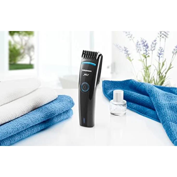 Grundig MC 3340 Haarschneider Netz- und Akkubetrieb 4 Aufsteckkämme silberfarben – Bild 6