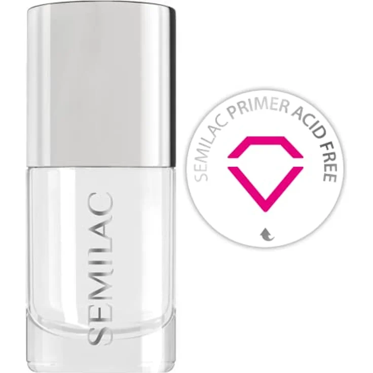 Semilac Primer Acid Free UV LED Nagellack Gel Nägel Maniküre Gellack Gel Polish 7 ml Schützt die Nägel vor Verletzungen – Bild 1