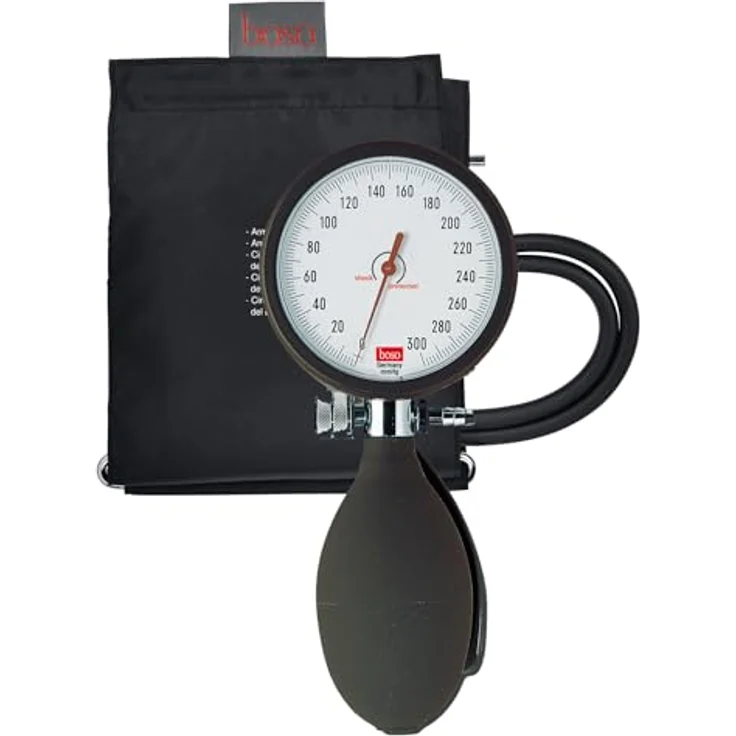 boso Clinicus II mit Klettenmanschette, Durchmesser 60 mm, schwarz, 1 Stück – Bild 2