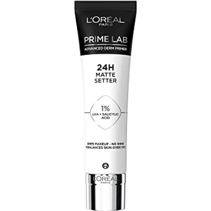 L’Oréal Paris Prime Lab 24H Matte Setter, mattierender Make-up Primer, 30 ml, für einen mattierten Look und verlängerte Haltbarkeit