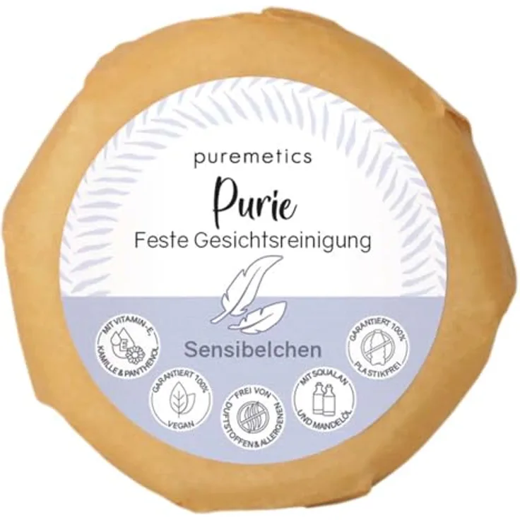 puremetics Fester Cleanser Gesichtsreinigung, Sensibelchen, seifenfreie Formel, 60g