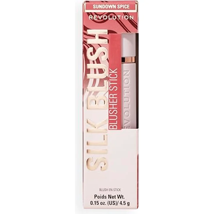 Revolution Skin Silk Stick Blush 4,5 g - Rouge in SUNDOWN SPICE für einen strahlenden Teint – Bild 4