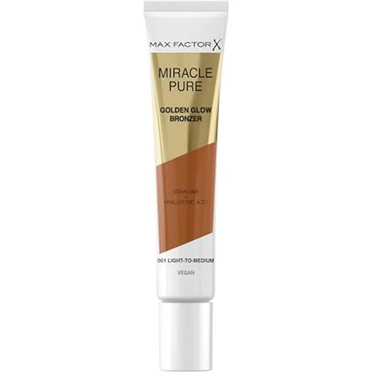 Max Factor Miracle Pure Bronzer 001 Light to Medium 15 ml, Bräunung, Hervorhebung und Konturierung, strahlendes Finish, gesunder Glanz – Bild 1