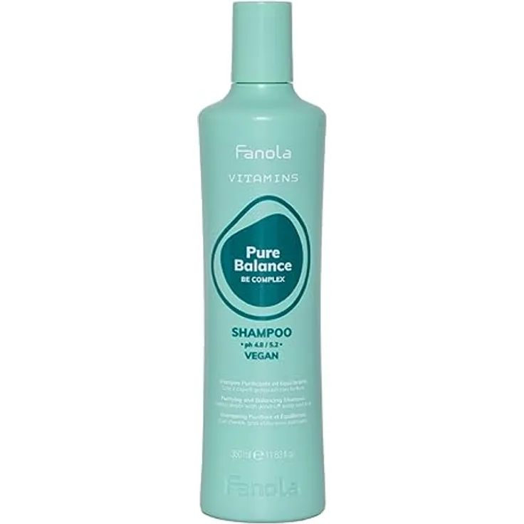 Fanola Vitamins Pure Balance Shampoo, Anti-Schuppenreinigung, 350 ml