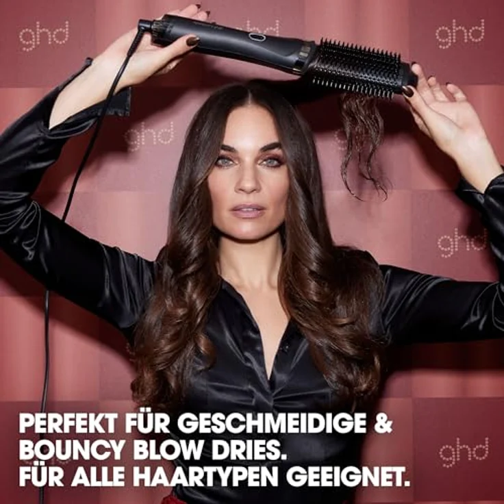 ghd duet blowdry Geschenkset, 2-in-1 Hair Dryer Brush mit Heat-Air Xchange Technologie, inklusive Hitze- und Reinigungsbürste, schwarz – Bild 6