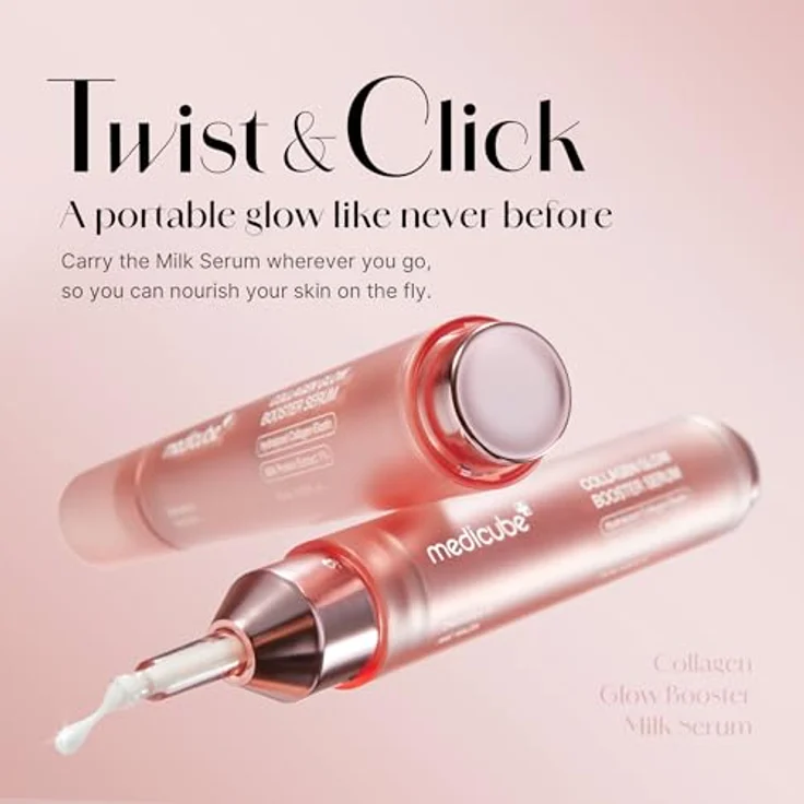 Medicube Collagen Glow Booster Serum, Aktiv-Serum mit Kollagen zur Faltenreduktion, 15 ml – Bild 2