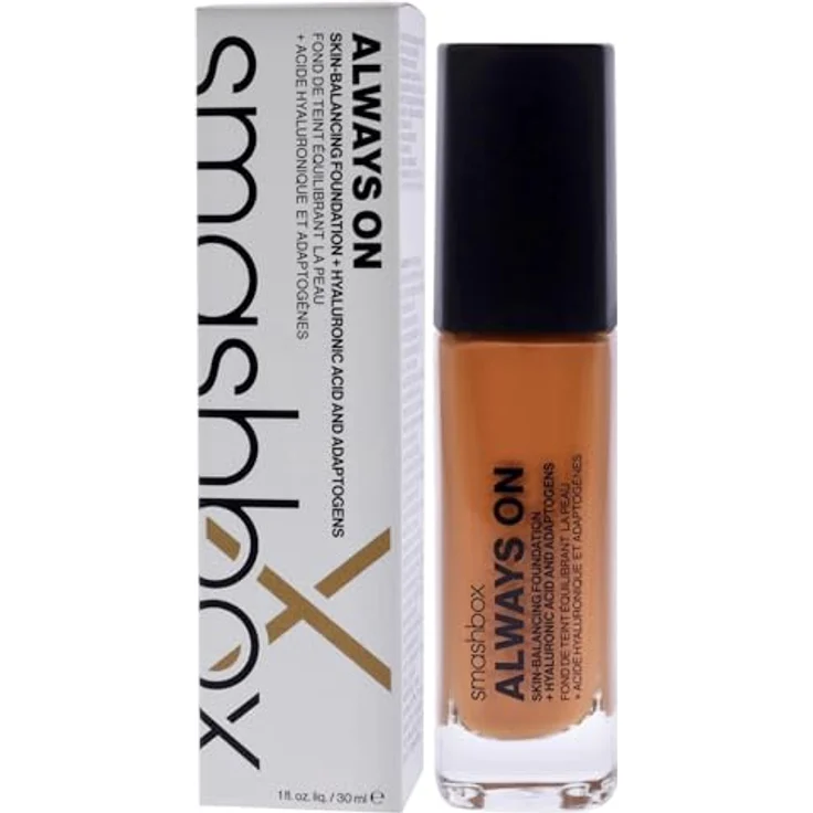 Smashbox Always on Skin Balancing Foundation, flüssige Foundation mit Hyaluronsäure, 30 ml T10-W – Bild 6