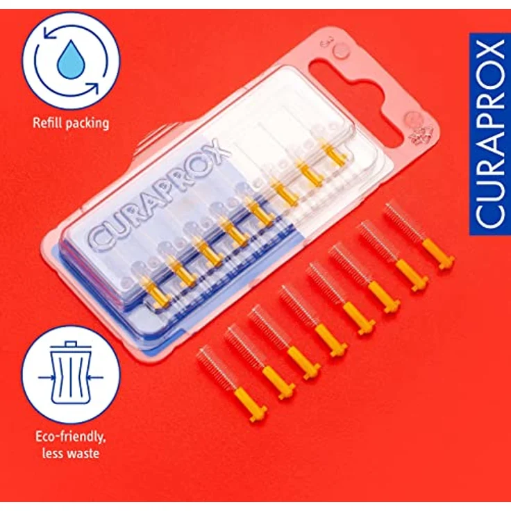 Curaprox Curaprox Cps 09 Prime Refill Interdentalbürsten, gelb, für saubere & gesunde Zähne – Bild 5