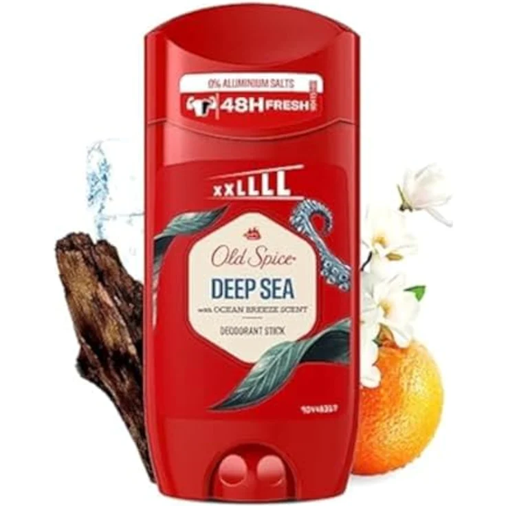 Old Spice Deo-Stick für Herren, Aluminiumfrei, Roll-On-Deodorant mit Tiefsee-Duft und Zitrusnoten, 48H frisch, Anti-weiße Flecken – Bild 1