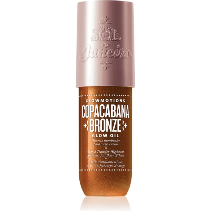 Sol de Janeiro GlowMotions Copacabana Bronze, Körperöl für Damen, 75 ml, vegan, nährend und glättend