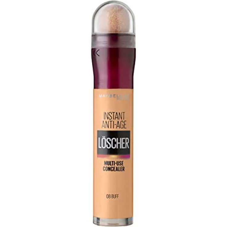 Maybelline New York Abdeckstift, Instant Anti-Age Effekt Concealer, Löscher mit Mikro-Lösch-Applikator, Nr. 08 Buff, 6,8 ml