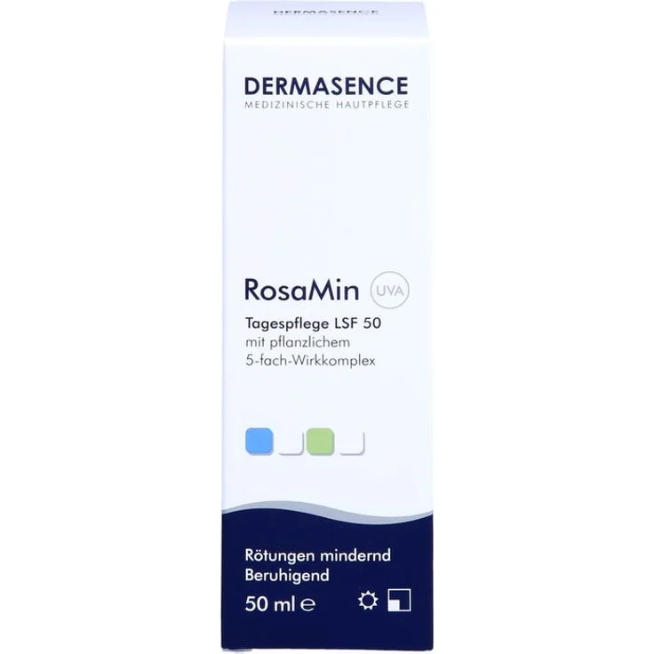 Dermasence Rosami Tagespflege Lf50 50 ml, mit pflanzlichem 5-fach-Wirkkomplex – Bild 1