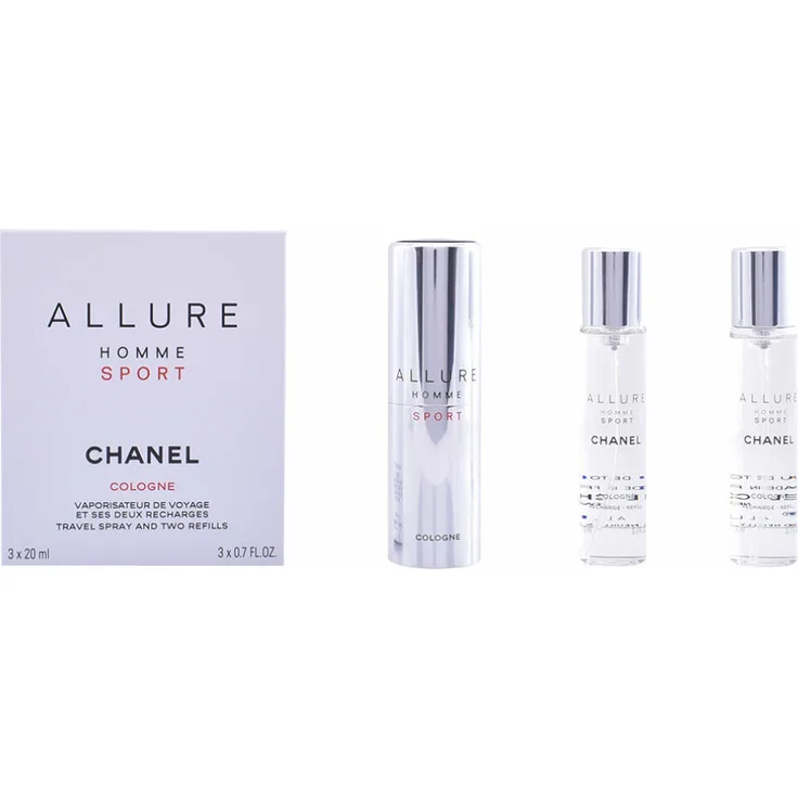 Chanel Allure Homme Sport Set Eau de Cologne (EdC) 20 ml + Refills 2 x 20 ml