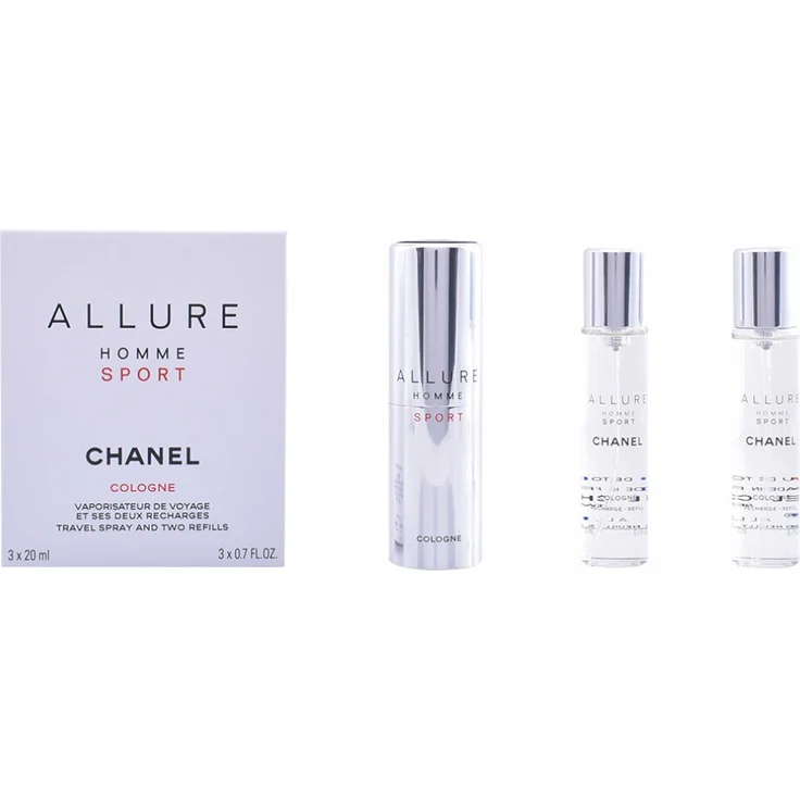 Chanel Allure Homme Sport Set Eau de Cologne (EdC) 20 ml + Refills 2 x 20 ml