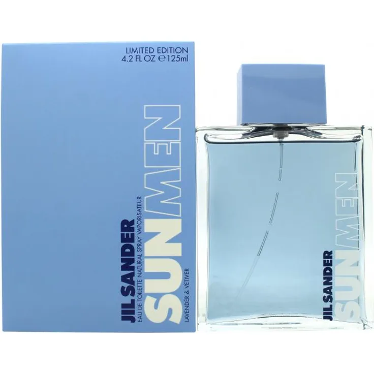 Jil Sander Sun Men Lavender & Vetiver Eau de Toilette (EdT) Herrenduft 125 ml Duftfamilie: aromatisch, frisch
