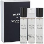 Chanel Bleu de Chanel Pour Homme Twist and Spray Eau de Toilette (EdT) Refill Set 3 x 20 ml