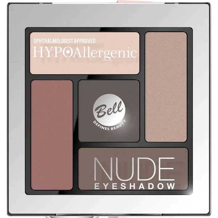Bell HYPOAllergenic Nude Eyeshadow Lidschatten Palette 5 g 01 Neutral Cool
