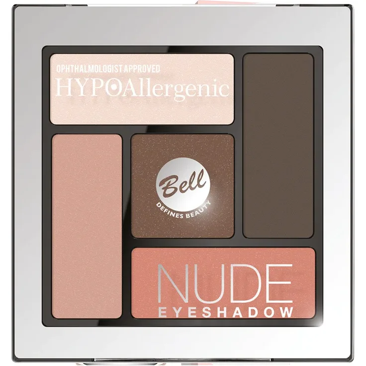 Bell HYPOAllergenic Nude Eyeshadow Lidschatten Palette 5 g 03 Neutral Warm