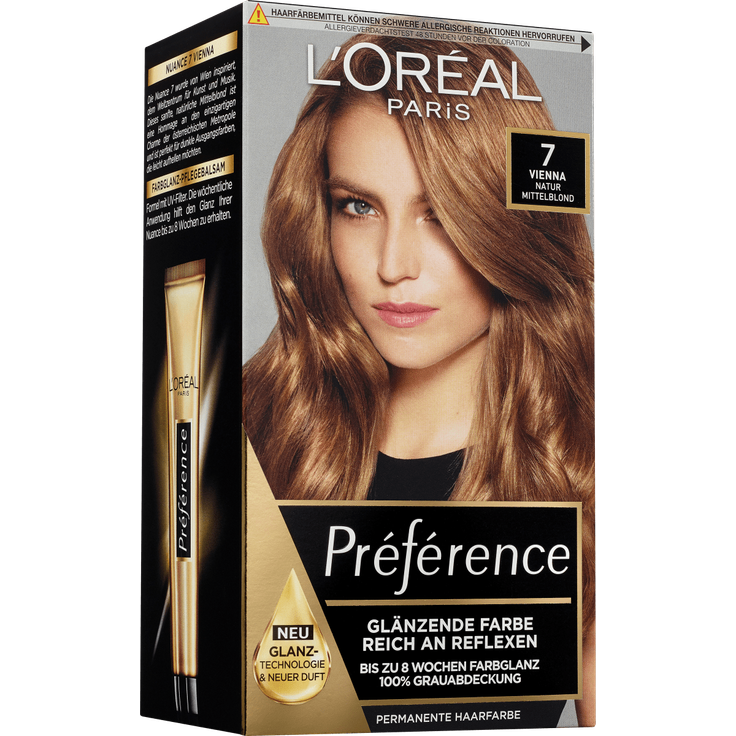 L'Oréal Paris Préférence Nr. 7 - Naturmittelblond Haarfarbe 1 Stk – Bild 1