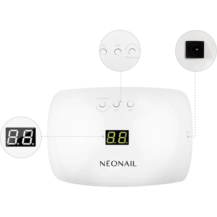 Neonail Accessoires LED Lampe 22W 48W mit Display Nagellacktrockner Nageldesign