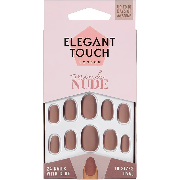Elegant Touch Artificial Nails Nude Nails - Mink Kunstnägel