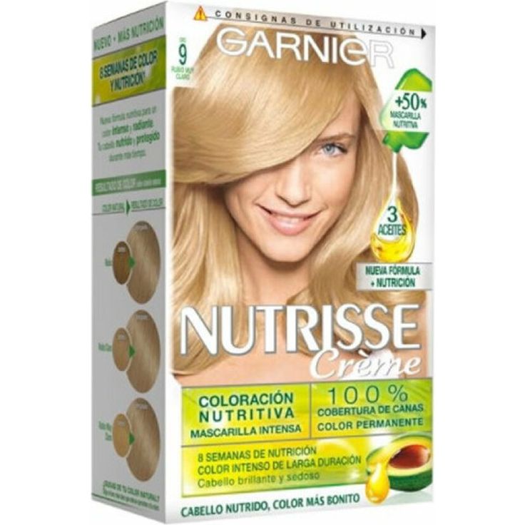 Garnier Tinte Pelo Nutrisse 9 Rubio Muy Claro