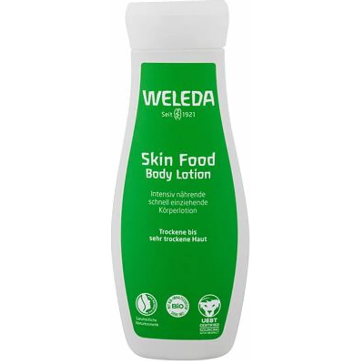 Weleda Skin Food Pflegende und feuchtigkeitsspendende Körperlotion 200 ml – Bild 1