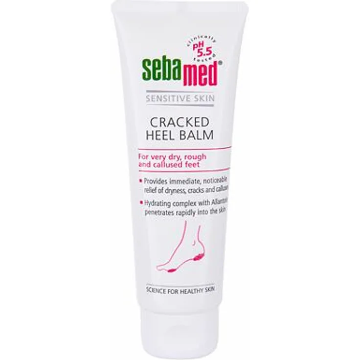 SebaMed Sensitive Skin Cracked Heel Balm Heilcreme gegen rissige Fersen und Hornhaut 75 ml