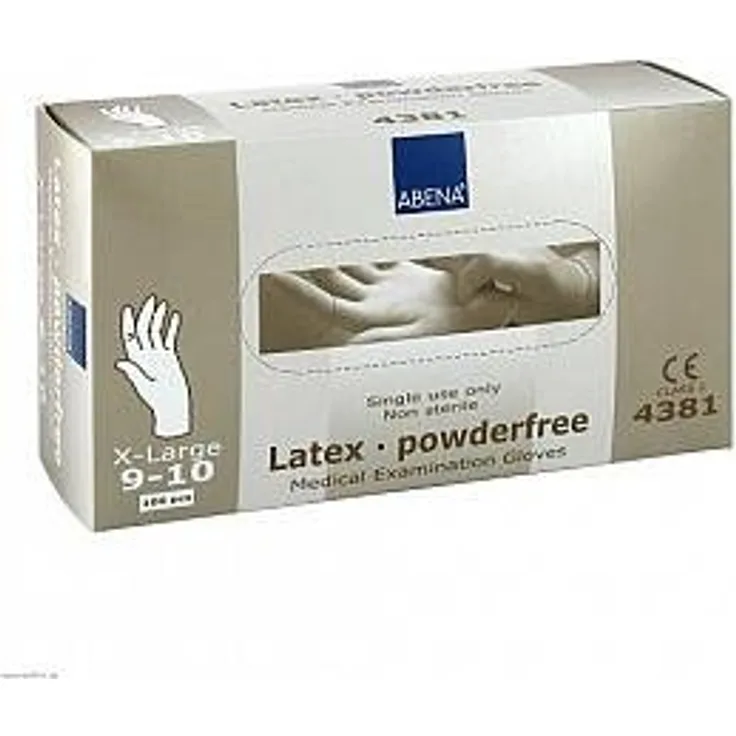 Abena Handschuhe Latex ungepudert x-Large 4381