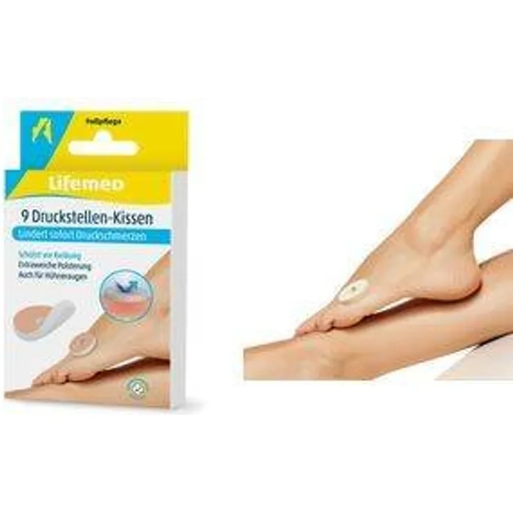 Lifemed Druckstellen-Kissen, hautfarben, 9er
