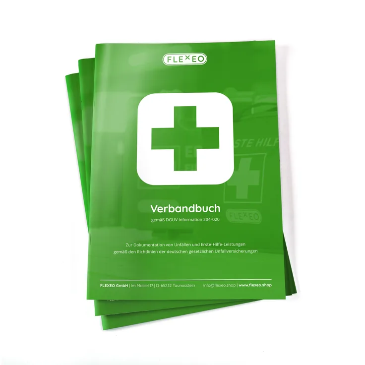 Flexeo Verbandbuch gem. DGUV Information 204-020
