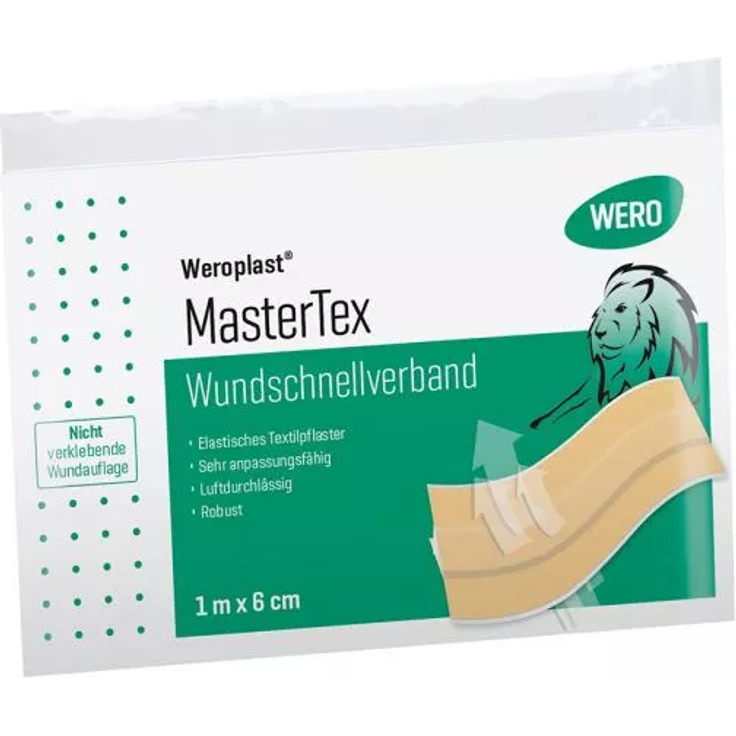 Wero Wundschnellverband Weroplast MasterTex 1m x 6 cm