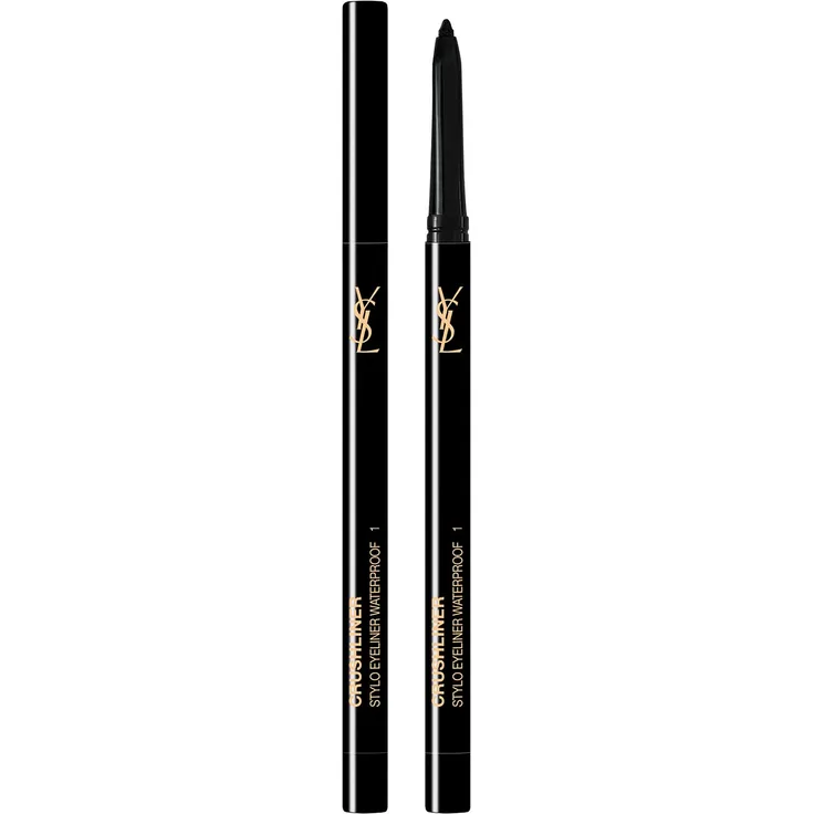 Yves Saint Laurent Crushliner Stylo Eyeliner Waterproof, 01 Noir Intense 0,4 g