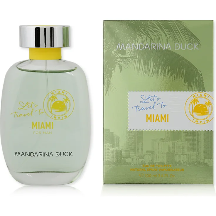 Mandarina Duck Let's Travel to Miami for Man Eau de Toilette (EdT) Herrenduft 100 ml