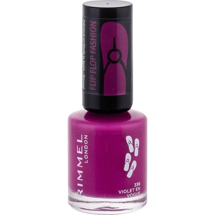 Rimmel Flipflop Fashion Nail Polish 336 Violet En Vogue 8ml