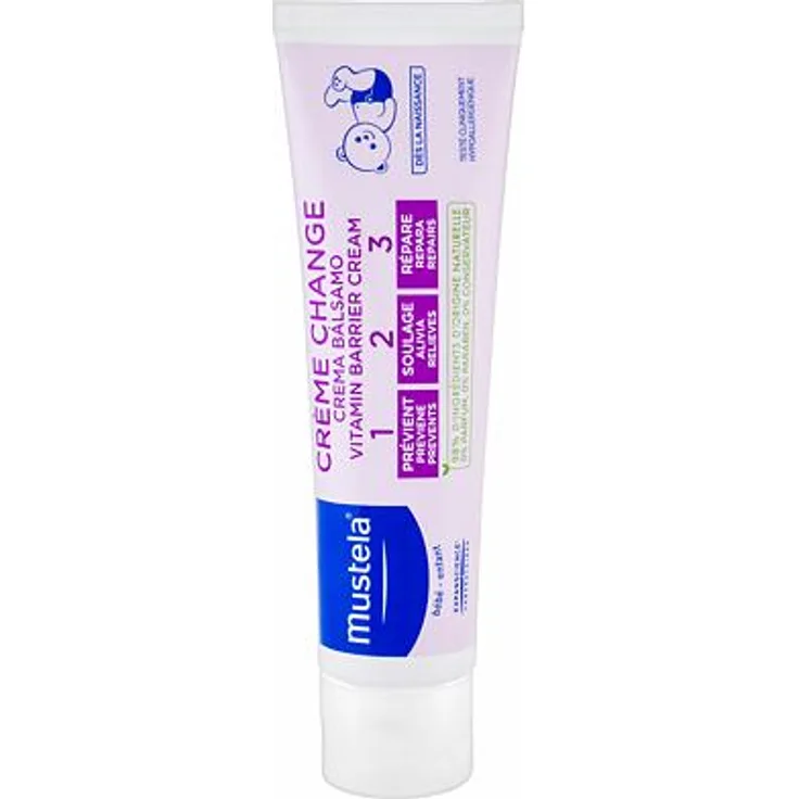 Mustela Bébé Vitamin Barrier Cream Beruhigende Creme für Babys 100 ml für Kinder