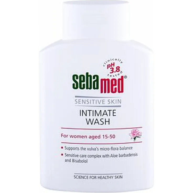 SebaMed Sensitive Skin Intimate Wash Age 15-50 Intim-Waschemulsion für Frauen im Alter von 15-50 200 ml für Frauen