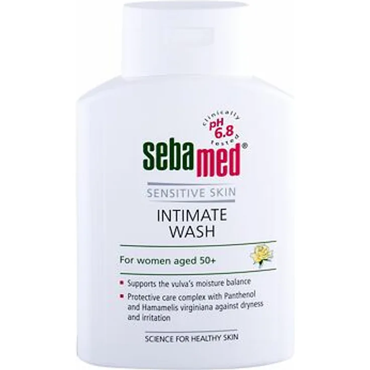SebaMed Sensitive Skin Intimate Wash Age 50+ Intim-Waschemulsion für Frauen im Alter von 50+ 200 ml für Frauen