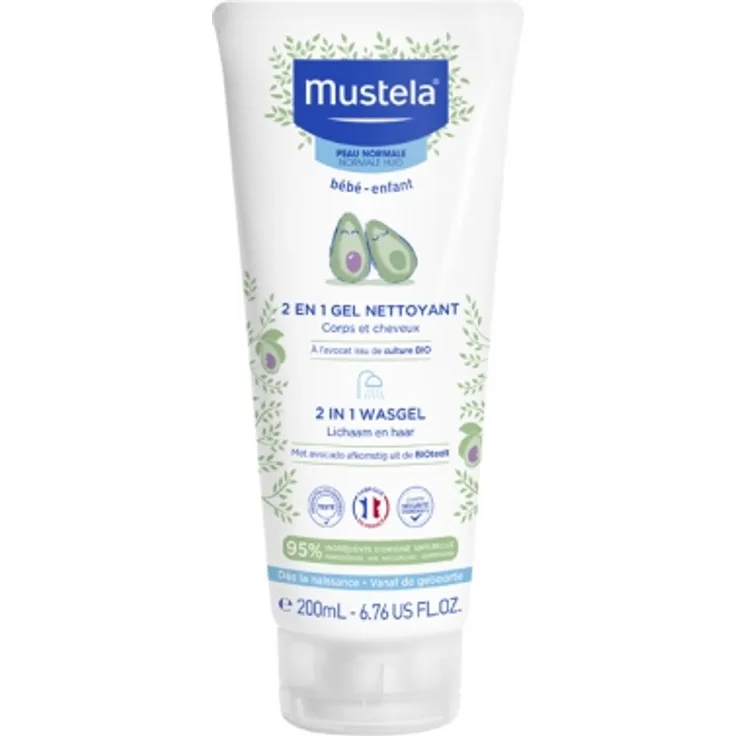 Mustela 2in1 Cleansing Gel Baby & Kind für Haare und Körper