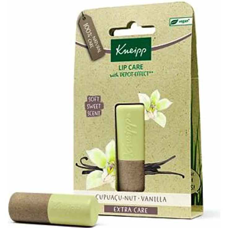 Kneipp Lip Care Cupuacu-Nut Vanilla Balsam für empfindliche Lippen 4,7 g für Frauen