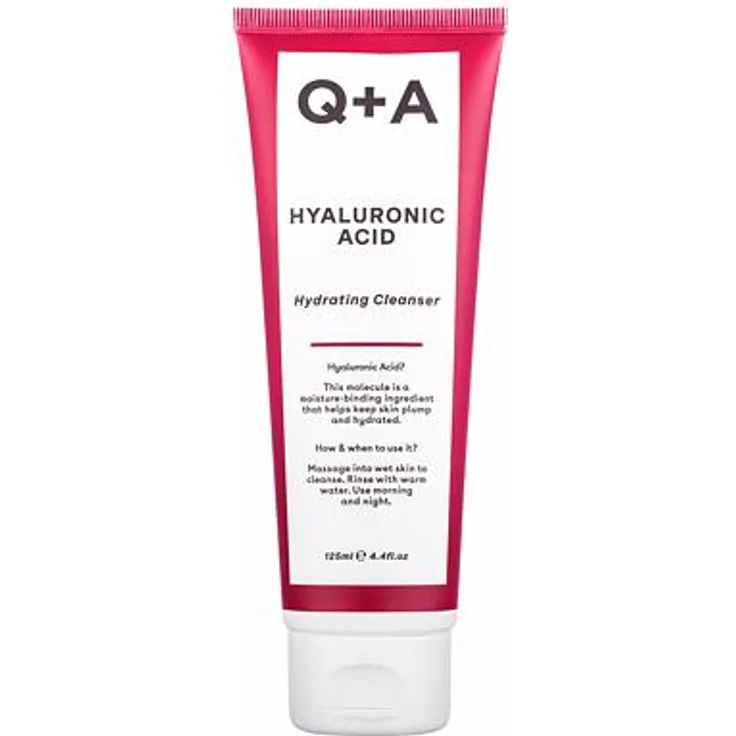 Q+A Hyaluronic Acid Hydrating Cleanser Feuchtigkeitsspendendes Reinigungsgel 125 ml für Frauen