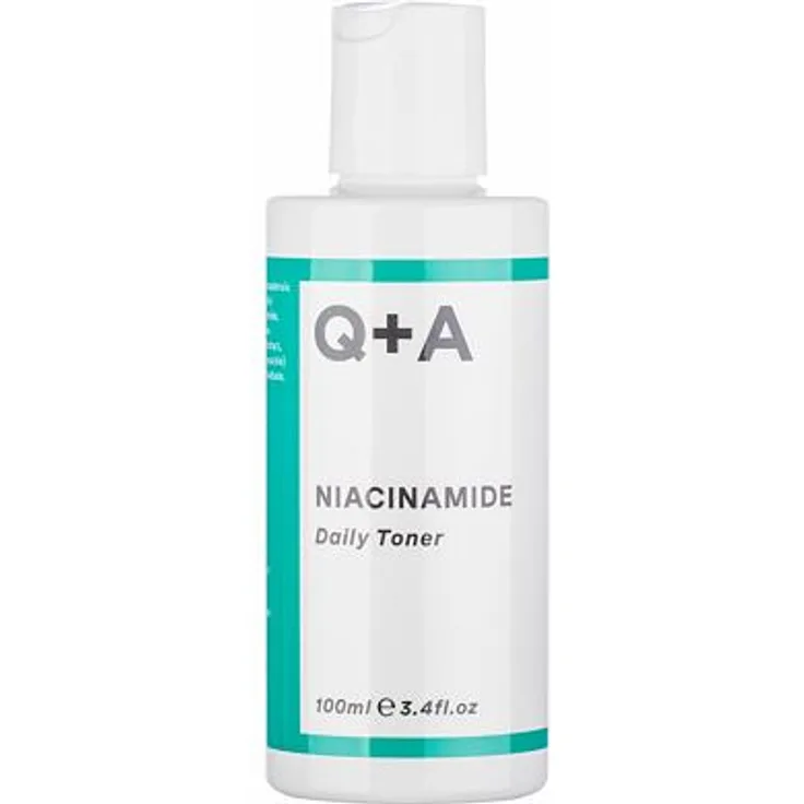 Q+A Niacinamide Daily Toner Reinigungswasser zur Porenverfeinerung und gegen Rötungen 100 ml für Frauen