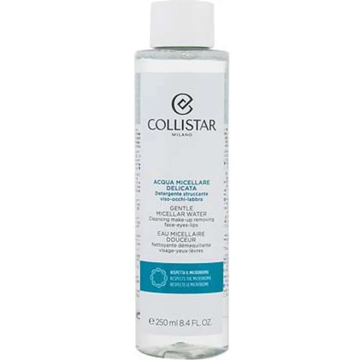 Collistar Respect The Microbioma Gentle Micellar Water Sanftes Mizellenwasser zum Abschminken des Gesichts, der Augen und Lippen 250 ml für Frauen