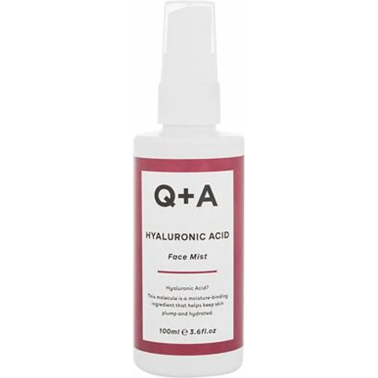 Q+A Hyaluronic Acid Face Mist Erfrischender und feuchtigkeitsspendender Gesichtsnebel 100 ml