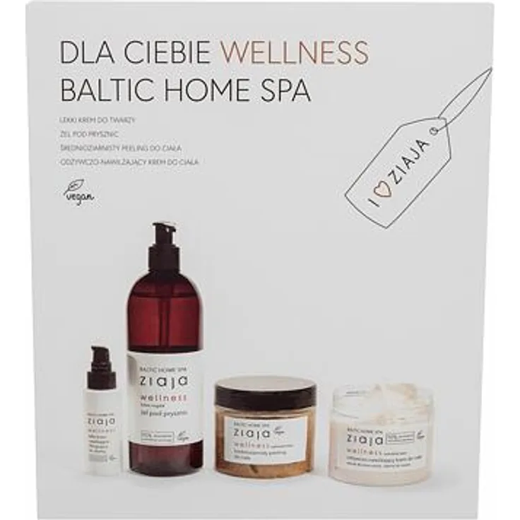 Ziaja Baltic Home Spa Wellness Set Tagescreme Baltic Home Spa Wellness 50 ml + Körperpeeling Baltic Home Spa Wellness Chocolate 300 ml + Körpercreme Baltic Home Spa Wellness Chocolate + Duschgel Baltic Home Spa Wellness 500 m für Frauen